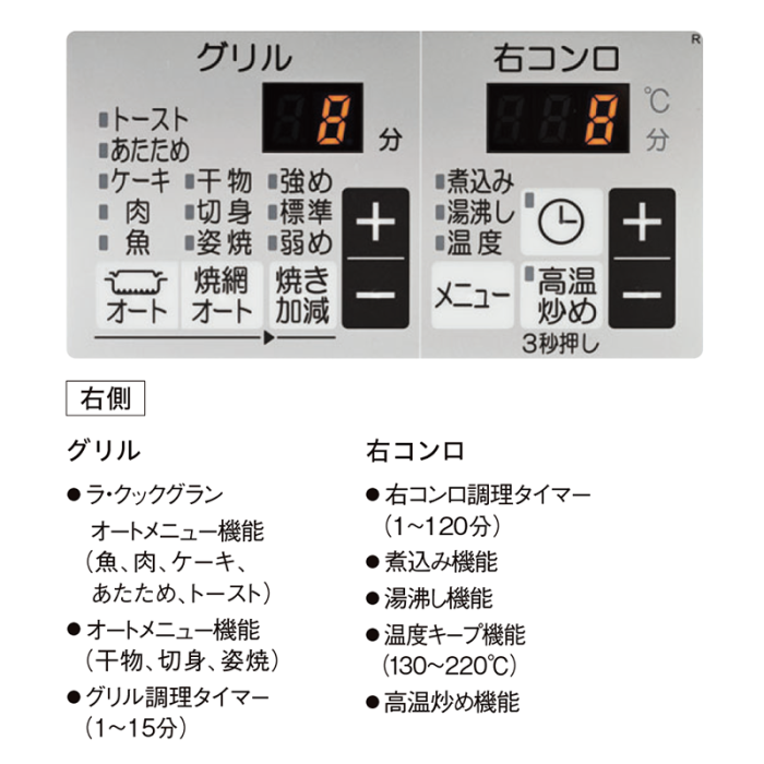 PD-829W-U60GZ【プロパンガスLPG】★NEW2025年10月 パロマ コンロ ウィズナ マッティーブラックガラストップ 60cm グラファイトブラックフェイス オーブン接続非対応 商品画像22：給湯どっとこむ PLUS