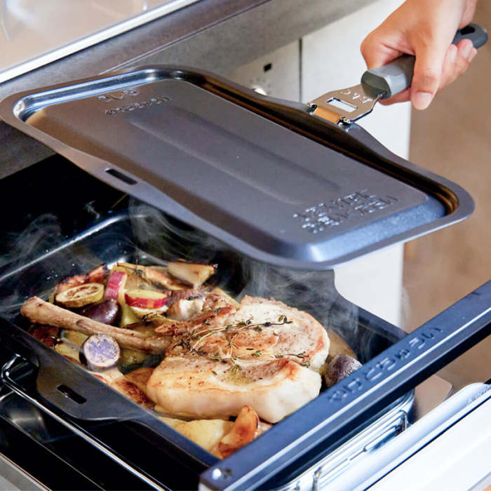 PD-829W-U60GZ【都市ガス13A】★NEW2025年10月 パロマ コンロ ウィズナ 3V乾電池 マッティーブラッククリアガラストップ 60cm グラファイトブラックフェイス オーブン接続非対応 商品画像24：給湯どっとこむ PLUS