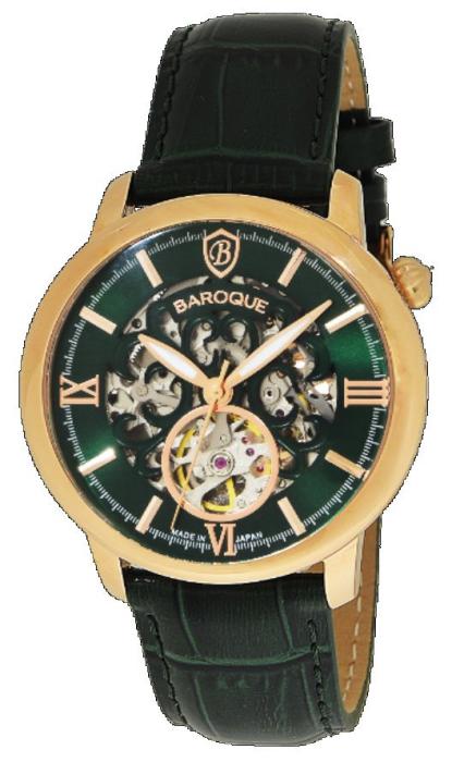 バロック baroque メンズ自動巻き腕時計 BA-2007RG-19GR