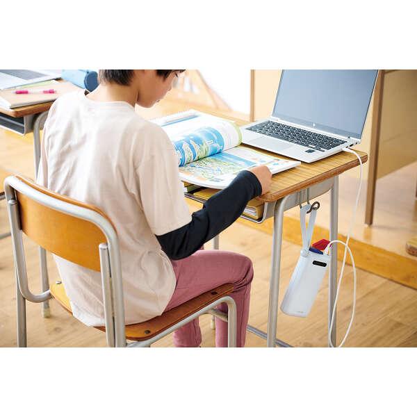 エレコム / ELECOM リン酸鉄 モバイルバッテリー DE-C41-30000LGY 商品画像2：ミスターエアコンＰＬＵＳ