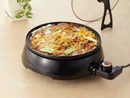 AZUMA 電気グリル鍋 EG-250 2L フッ素加工 自立フタ付き 商品画像2：ミスターエアコンＰＬＵＳ