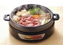 AZUMA 電気グリル鍋 EG-250 2L フッ素加工 自立フタ付き 商品画像3：ミスターエアコンＰＬＵＳ