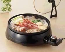 AZUMA 電気グリル鍋 EG-250 2L フッ素加工 自立フタ付き 商品画像4：ミスターエアコンＰＬＵＳ