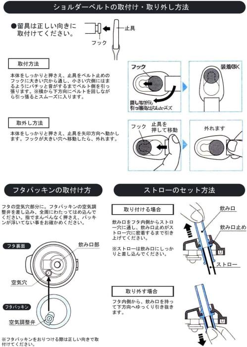 スケーター (skater) 両手 ストロー付き ステンレス 水筒 ベビーマグ スヌーピー 350ml STWM3N-A 商品画像11：ミスターエアコンＰＬＵＳ