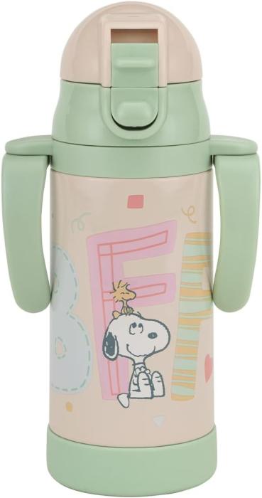スケーター (skater) 両手 ストロー付き ステンレス 水筒 ベビーマグ スヌーピー 350ml STWM3N-A 商品画像6：ミスターエアコンＰＬＵＳ