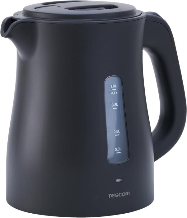 テスコム 電気ケトル 1.0L　TKE30A-K
