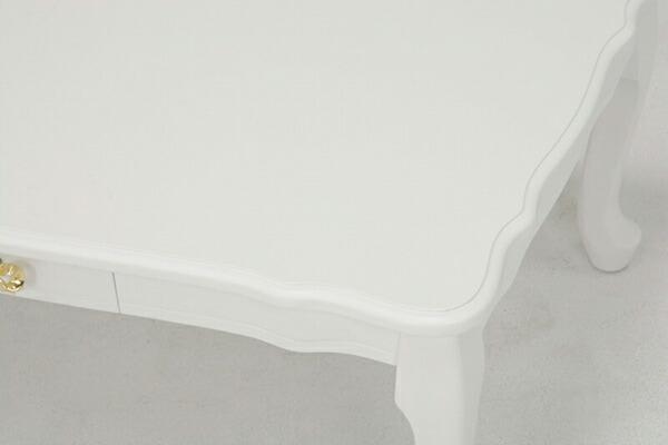 萩原 折れ脚テーブル（ホワイト）　MT-6040WH 商品画像4：LIFEED