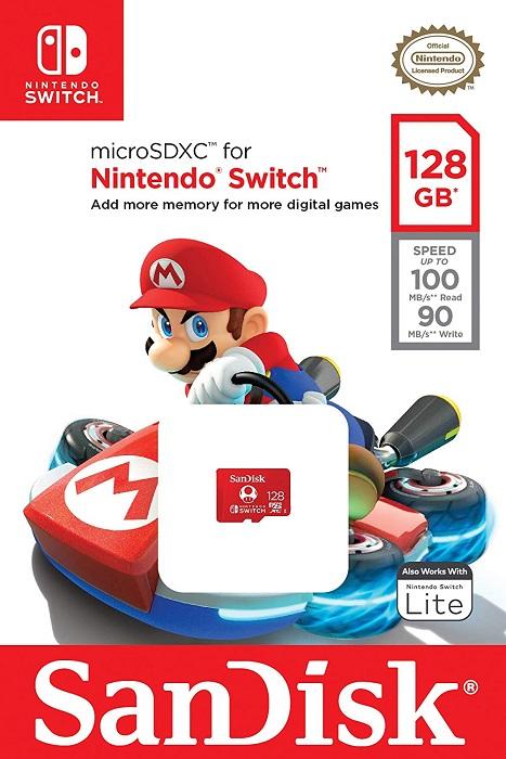 microSDXCカード for Nintendo Switch 128GB SDSQXAO-128G-GN3ZN【ネコポス便配送制限8枚まで】 商品画像1：秋葉Direct