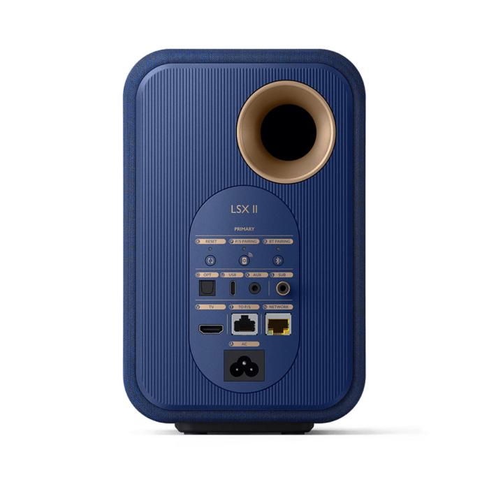 KEF LSX II - ワイヤレスHiFiブックシェルフ スピーカー（コバルトブルー） 商品画像5：あなデジ工房