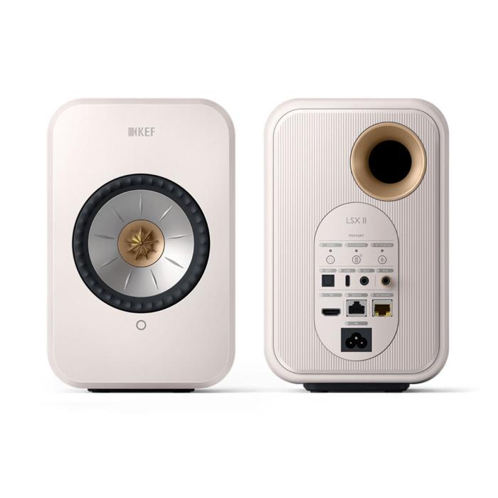 KEF LSX II - ワイヤレスHiFiブックシェルフ スピーカー（ミネラルホワイト） 商品画像4：あなデジ工房