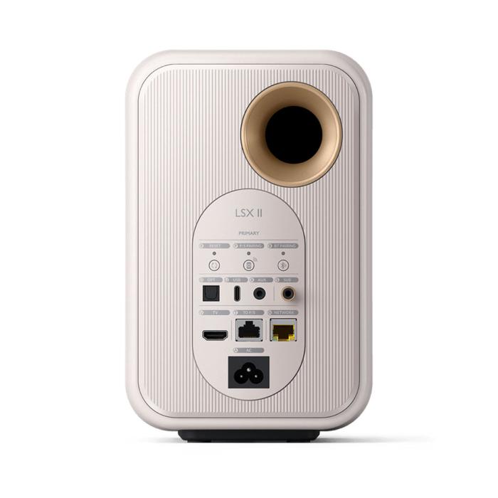 KEF LSX II - ワイヤレスHiFiブックシェルフ スピーカー（ミネラルホワイト） 商品画像5：あなデジ工房