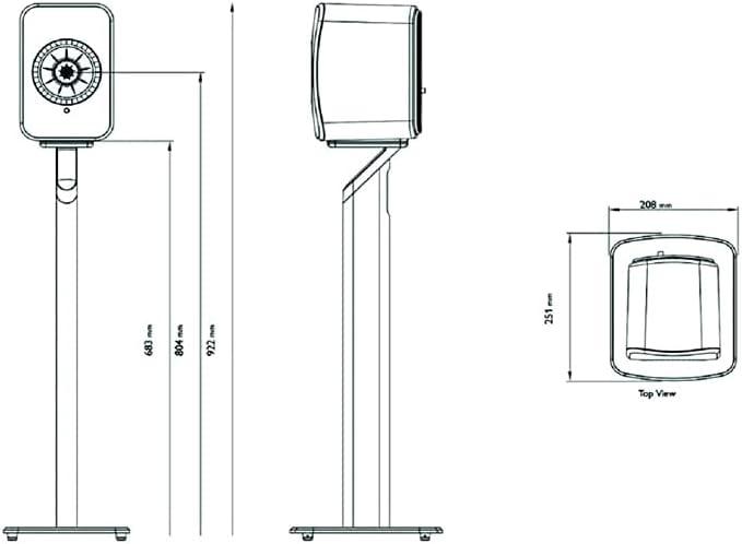 S1 Floor Stand LSX II 用 [ミネラルホワイト ペア] 商品画像4：あなデジ工房