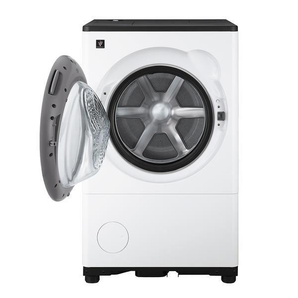 SHARP ドラム式洗濯機 [左開き/洗濯8kg/乾燥4kg/ラスターホワイト］ ES-8XS1-WL  商品画像2：あなデジ工房