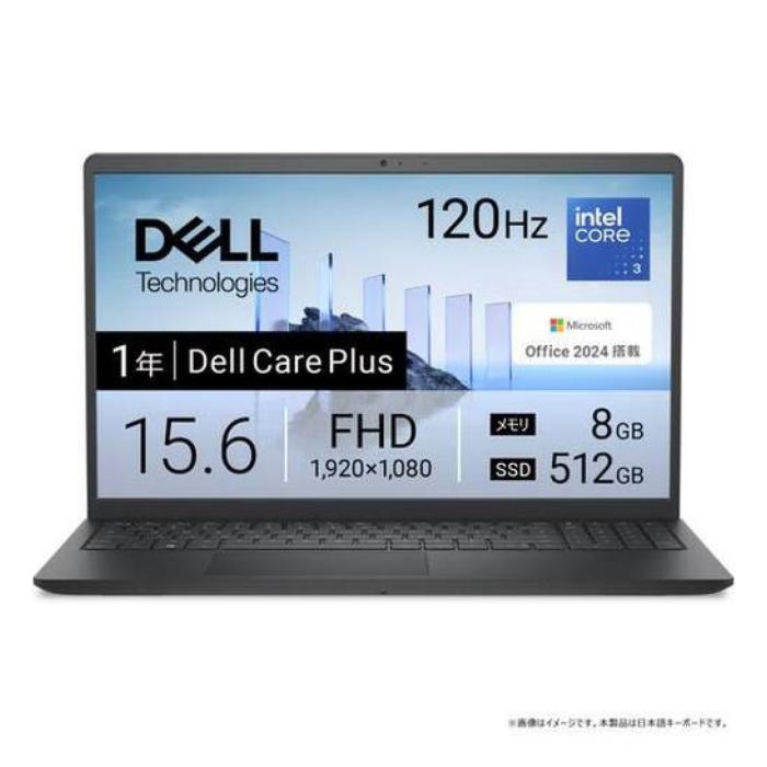 Dell 15 DC15250 Core 3 100U�E������8GB�E512GB SSD�EOffice���ڃ��f��
