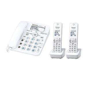 新品][送料無料] パナソニック 電話機 VE-GZ30DW -W ホワイト 子機2台