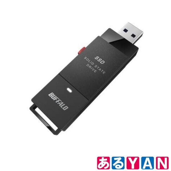 バッファロー 外付けSSD SSD-PUT1.0U3-BKC 1TB USB 3.2(Gen1)対応 テレビ録画 ケーブルレス スティック型 新品 送料無料 商品画像5：あるYAN