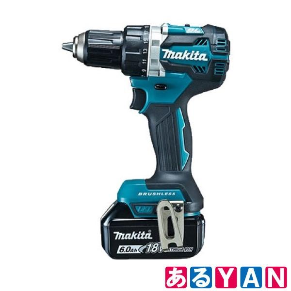 マキタ 充電式ドライバドリル DF484DRGX 18V 6.0Ah 青 バッテリーBL1860B×2・充電器DC18RC・ケース付 新品 送料無料  商品画像2：あるYAN