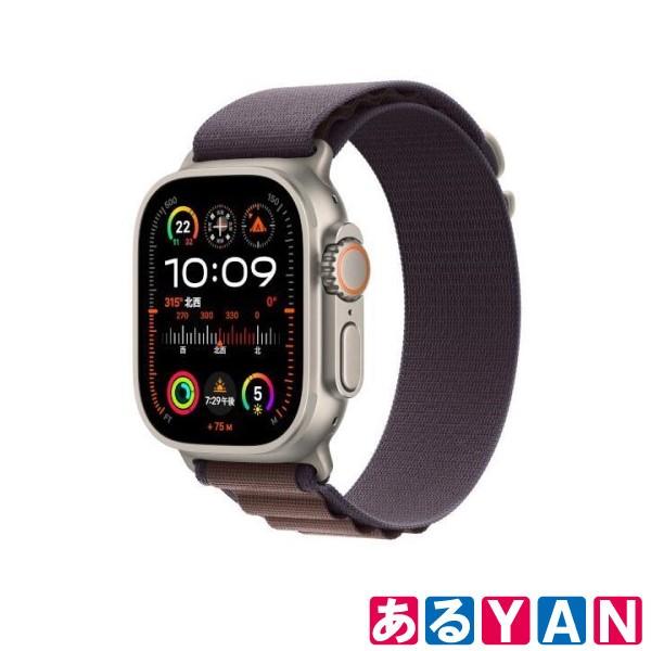 Apple Watch Ultra 2 GPS+Cellularモデル 49mm MRET3J/A [インディゴアルパインループ M] 商品画像4：あるYAN