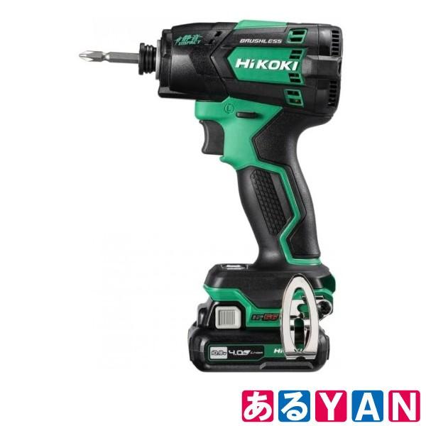 HiKOKI コードレス静音インパクトドライバ  WHP12DA(2LS) リチウムイオン電池BSL1240M×2・充電器UC12SL・ケース付 10.8V 新品 送料無料 商品画像2：あるYAN