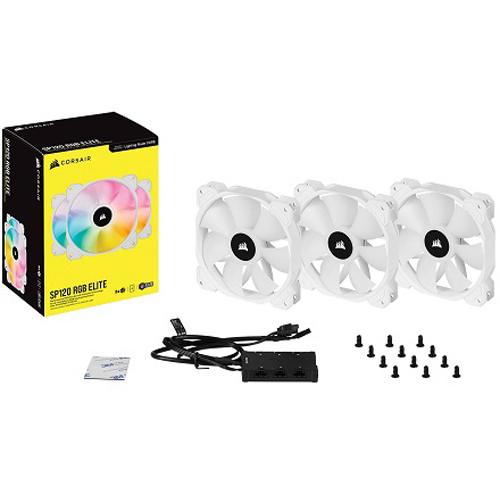 SP120 RGB ELITE WH Triple Fan Kit (CO-9050137-WW)