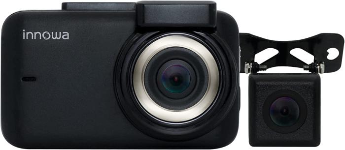 innowa Journey Plus S リアカメラ付きWi-Fi内蔵ドライブレコーダーJN008(シガープラグモデル)