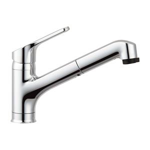 INAX【LIXIL】キッチン用ワンホールシングルレバー混合水栓 ハンドシャワー付き RSF-833Y★【RSF833Y】 商品画像1：家電のSAKURAchacha