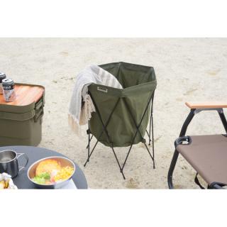 AZUMAYA(東谷) 折り畳み式 フォールディングバスケット グリーン｜MIP-90GR