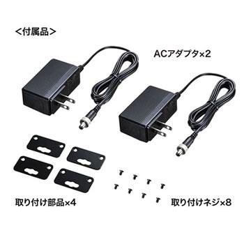 サンワサプライ【壁面固定用金具付き】HDMIエクステンダー（セットモデル） VGA-EXHDLT★【VGAEXHDLT】 商品画像3：家電のSAKURAchacha