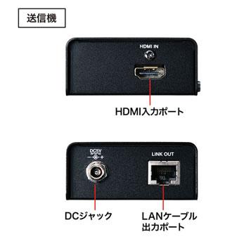 サンワサプライ【壁面固定用金具付き】HDMIエクステンダー（セットモデル） VGA-EXHDLT★【VGAEXHDLT】 商品画像6：家電のSAKURAchacha