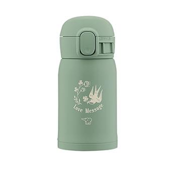 象印【ZOJIRUSHI】240mlステンレスマグ TUFF 小容量水筒 アッシュグリーン SM･･･