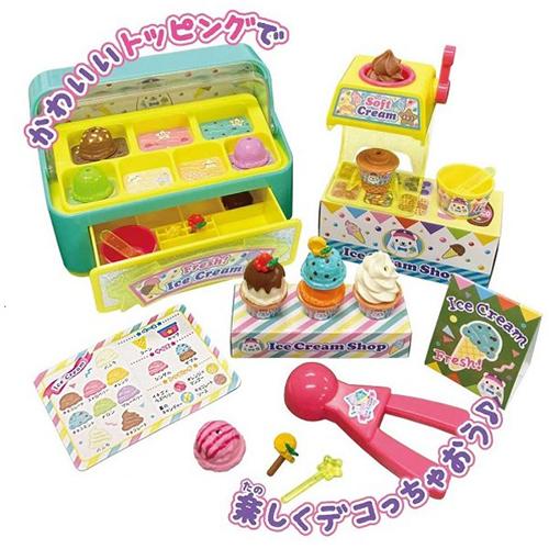 ムラオカ【玩具・おもちゃ】かわいくトッピング アイスクリームショップ H-4978902004326★【おみせやさんごっこ ままごと ごっこあそび】 商品画像2：家電のSAKURAchacha