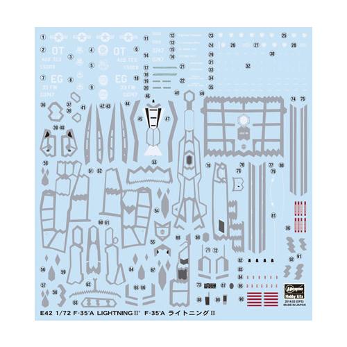 ハセガワ【プラモデル】1／72 F-35A ライトニングII ライトニング2 戦闘機 H-4967834015722 商品画像6：家電のSAKURAchacha