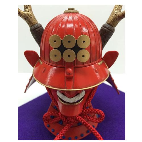 童友社【プラモデル】1／4 名将兜プラモデル 真田 幸村 鹿角脇立之兜 H-4975406140604 商品画像3：家電のSAKURAchacha