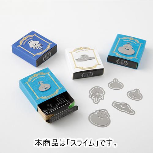 スクウェアエニックス【「ちいさなメダル」デザインのクリップ入り】ドラゴンクエスト文具屋 エッチングクリップス（スライム） 幅20mm H-4988601256100【ステンレス製のクリップ】 商品画像3：家電のSAKURAchacha