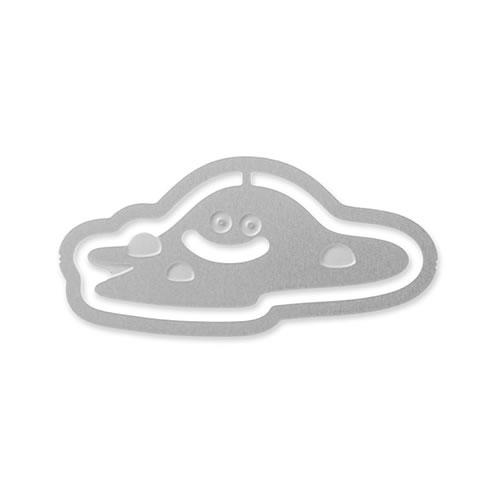 スクウェアエニックス【「ちいさなメダル」デザインのクリップ入り】ドラゴンクエスト文具屋 エッチングクリップス（はぐれメタル） 幅35mm H-4988601256117【ステンレス製のクリップ】 商品画像2：家電のSAKURAchacha