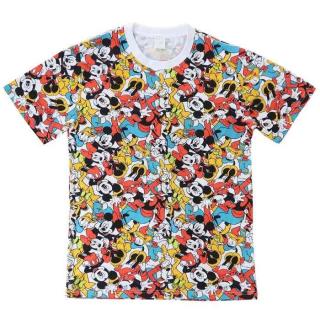ミッキーマウス フレンズ Tシャツ T Shirts ぎっしり 総柄 ディズニー Mサイズ の通販なら シネマコレクション アウトレット Kaago カーゴ