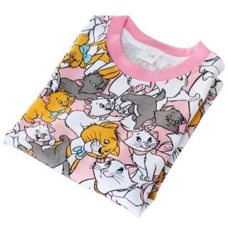 おしゃれキャット マリー 子供用tシャツ キッズt Shirts ぎっしり 総柄 ディズニー 100サイズ の通販なら シネマコレクション アウトレット Kaago カーゴ