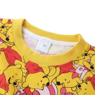 くまのプーさん 子供用tシャツ キッズt Shirts プー ピグレット ぎっしり 総柄 ディズニー 1サイズ の通販なら シネマコレクション アウトレット Kaago カーゴ