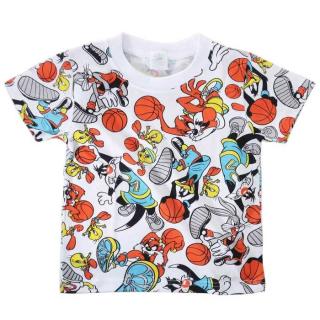 ルーニーテューンズ 子供用tシャツ キッズt Shirts バスケ 総柄 100サイズ の通販なら シネマコレクション アウトレット Kaago カーゴ