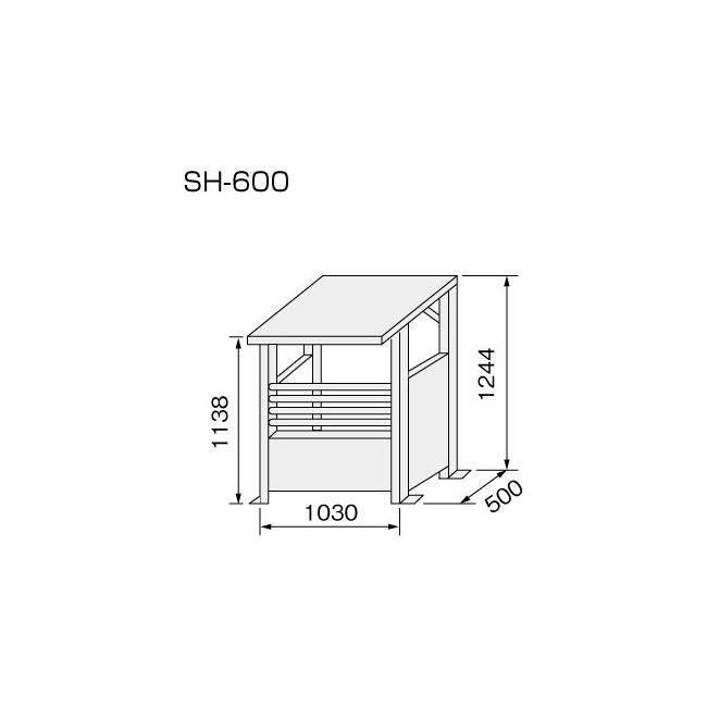 【給湯機本体と同時注文】メーカー直送 代引不可 ノーリツ ボイラーハウス 『SH-600』 0705536 (給湯機器関連部材) 商品画像2：生活家電 ディープライス