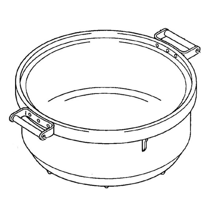 【お取り寄せ】パロマ ガス炊飯器用 内釜 028448000