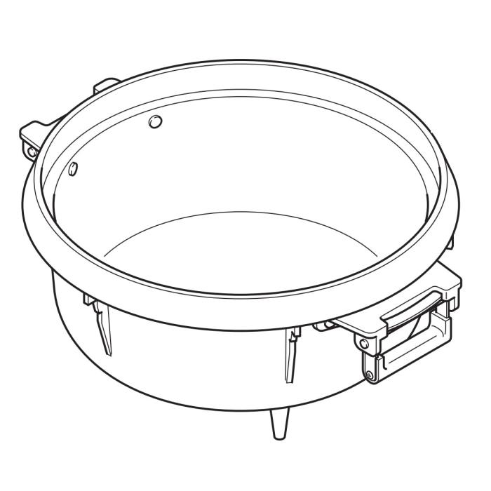 【お取り寄せ】Rinnai(リンナイ) 業務用 ガス炊飯器 内釜 077-248-000