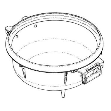【お取り寄せ】Rinnai(リンナイ) 業務用 9.0L(5升) ガス炊飯器用内釜 077-257･･･
