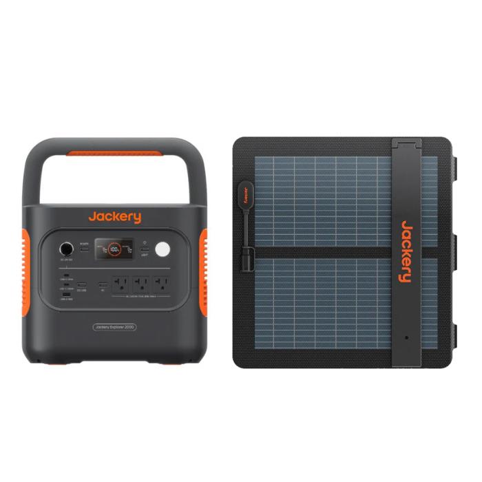 Jackery(ジャクリ) ポータブル電源 2000 New[JE-2000D]＋ソーラーパネル Sola･･･