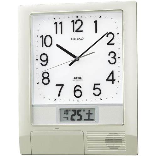 【お取り寄せ】SEIKO(セイコー) 掛時計 電波時計 オフィスタイプ『プログラムクロック』PT201S 商品画像2：生活家電 ディープライス