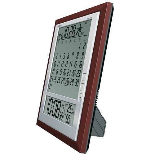 SEIKO(セイコー) 掛置兼用 温湿度表示付き電波時計SQ421B 商品画像3：生活家電 ディープライス