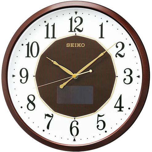 【お取り寄せ】SEIKO(セイコー) ハイブリッドソーラー掛時計 電波掛時計 SF241B 商品画像2：生活家電 ディープライス