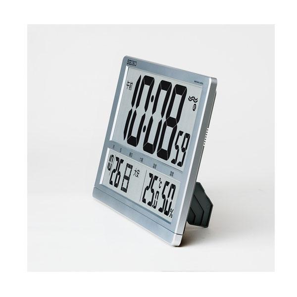 【お取り寄せ】SEIKO(セイコー) 掛置兼用 温湿度表示付き電波時計 SQ433S 商品画像3：生活家電 ディープライス