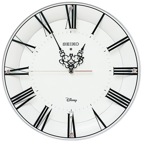 【お取り寄せ】SEIKO(セイコー) 大人ディズニー ミッキー＆ミニー 電波掛時計 FS506W：生活家電 ディープライス