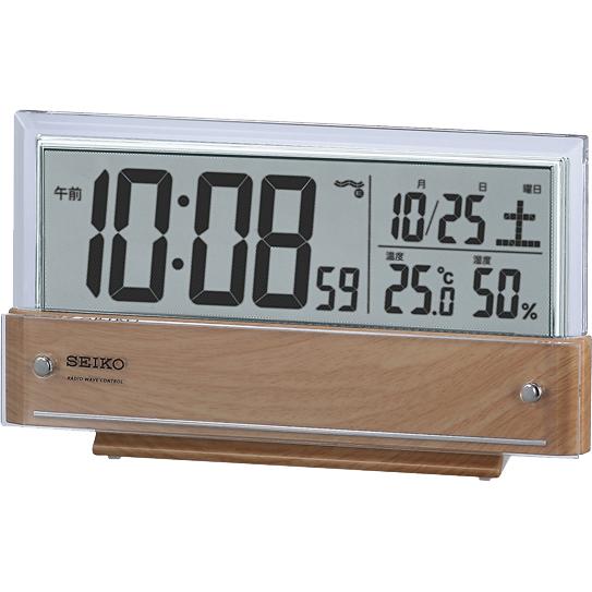 SEIKO(セイコー) シースルー液晶 デジタル時計 SQ782B 商品画像2：生活家電 ディープライス